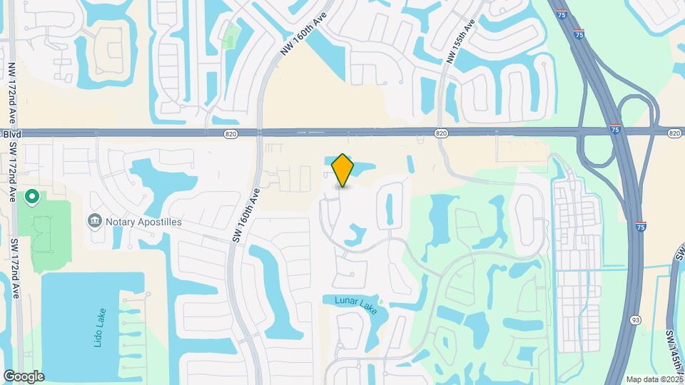 502 SW 158th Ter, Unit 101 Mapa y Detalles de la Ubicación