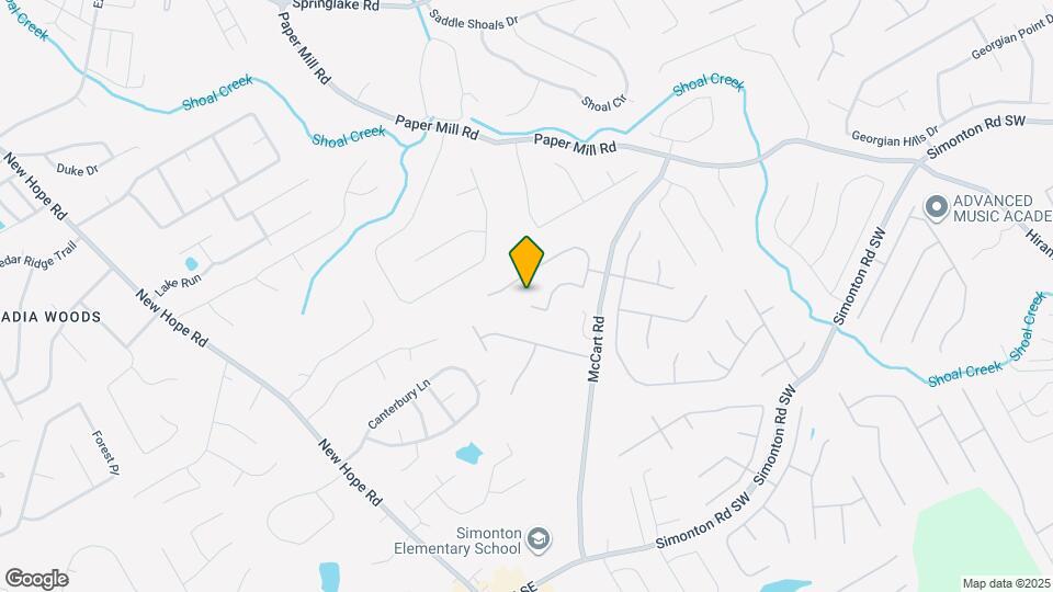 725 Windsor Brook Ln Mapa y Detalles de la Ubicación