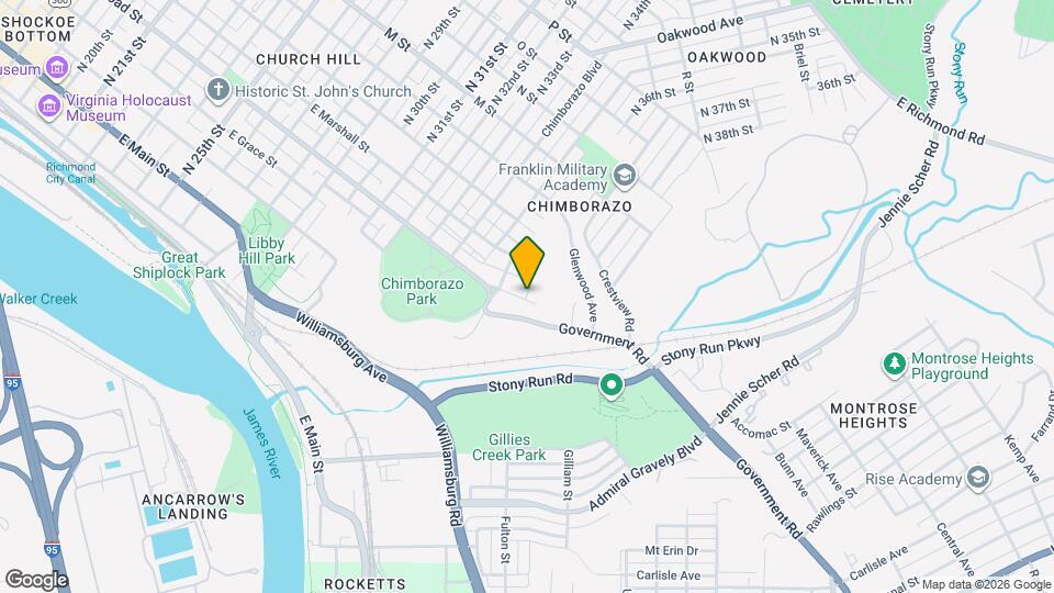 3618 E Broad St Map and Location Details