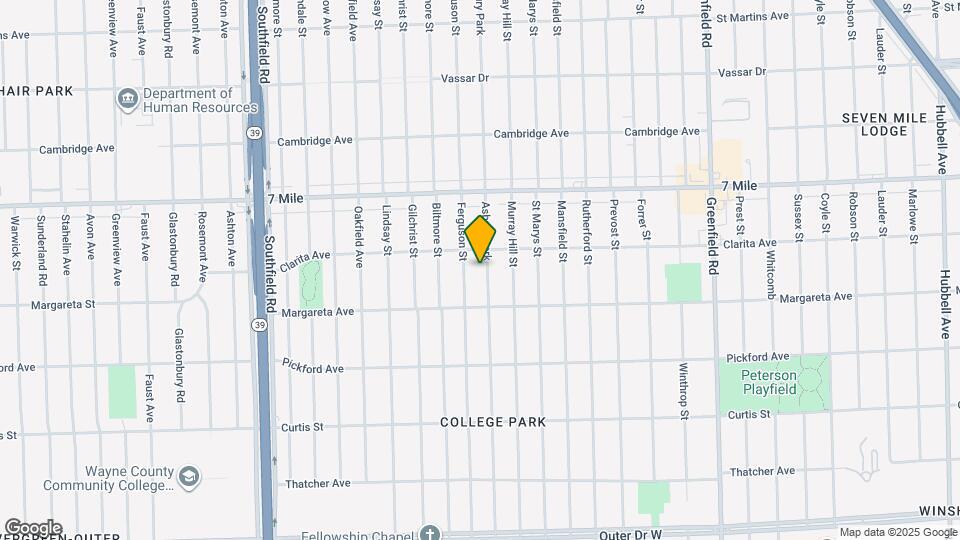 18685 Asbury Park Map and Location Details