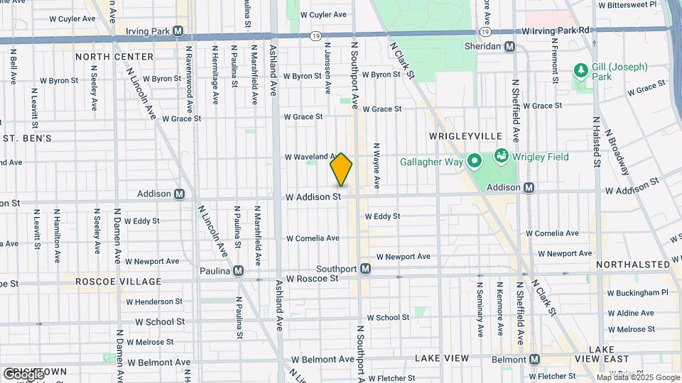 1420 W Addison St Map and Location Details