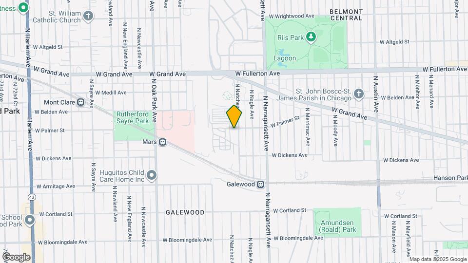 2154 N Natchez Ave Map and Location Details