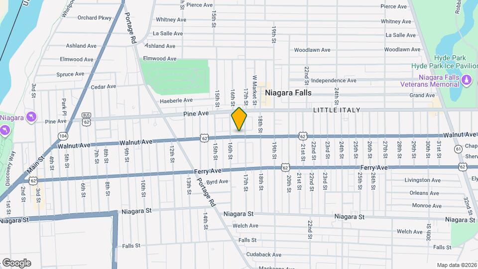 1616 Walnut Ave Map and Location Details