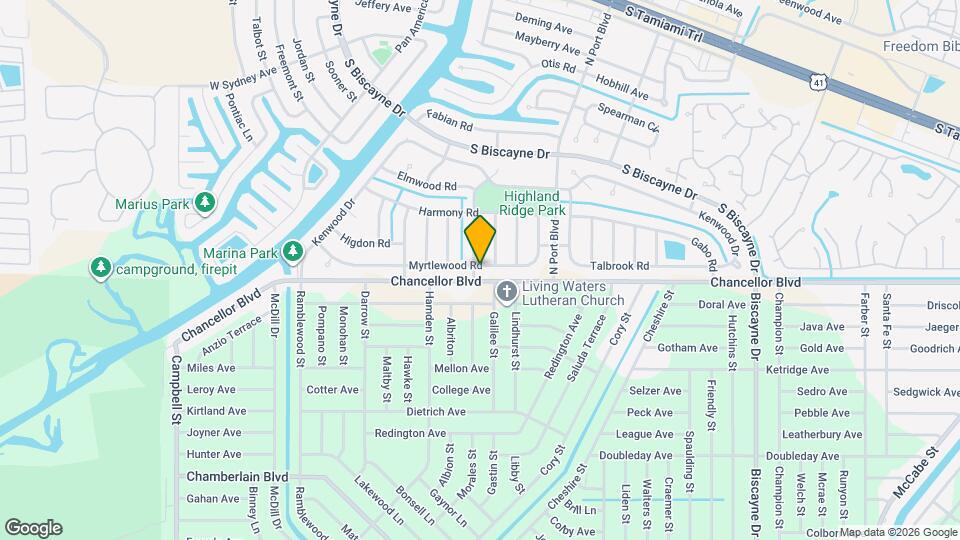 6377 Myrtlewood Rd Map and Location Details