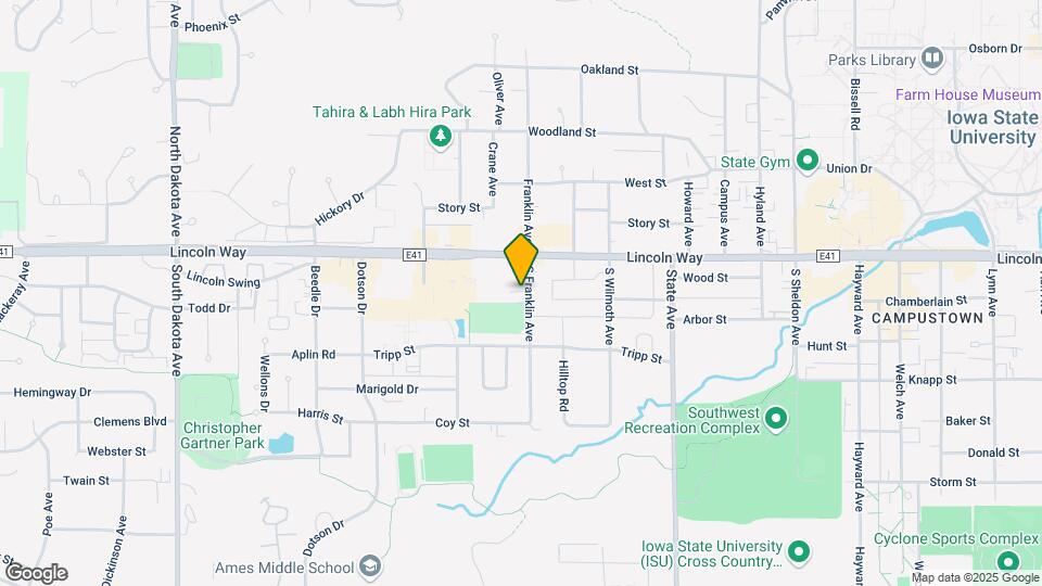 127 S Franklin Ave Map and Location Details