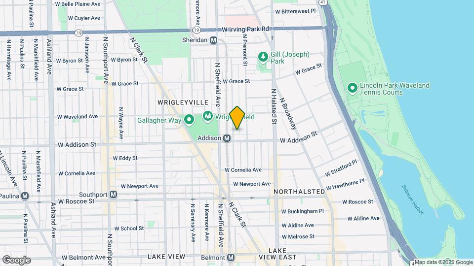 3615 N Wilton Ave Map and Location Details