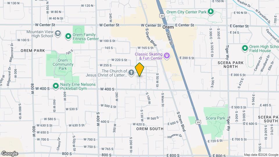 344 S 150 W, Unit 334 S 150 W Map and Location Details