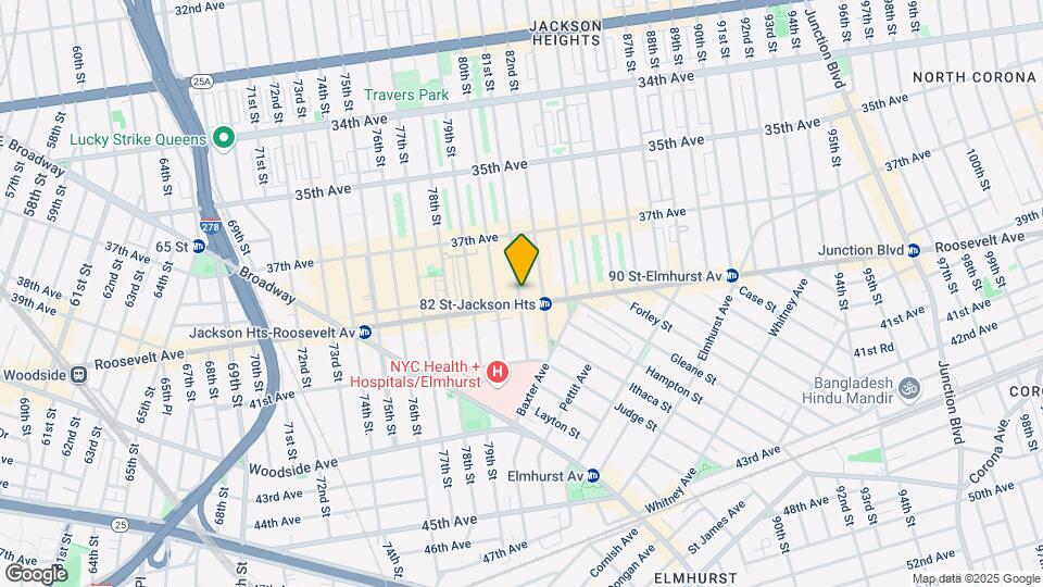 37-63 81st St Map and Location Details