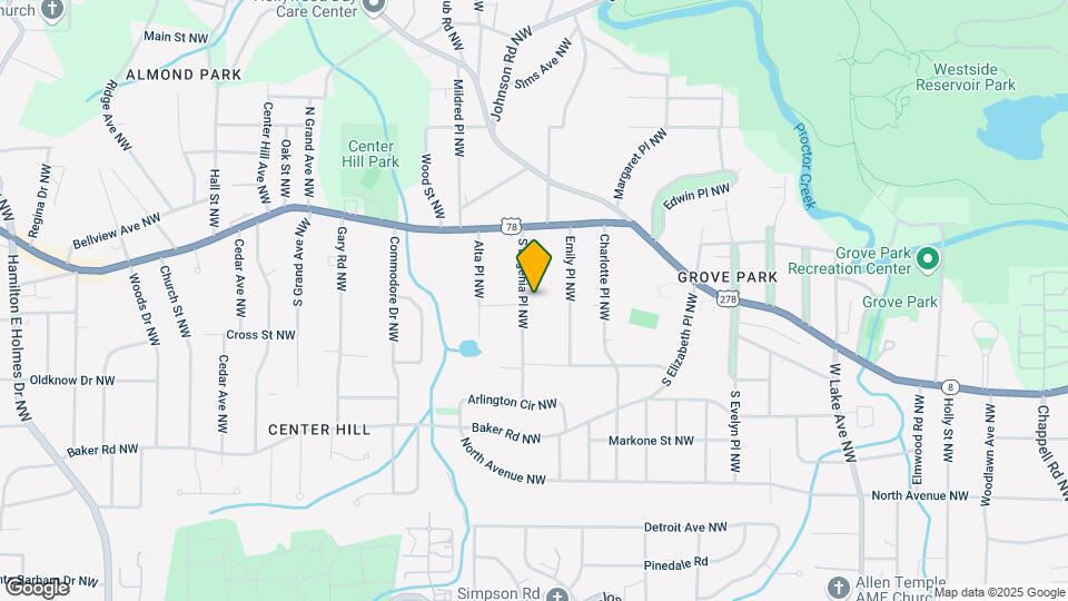 24 S Eugenia Pl NW Map and Location Details