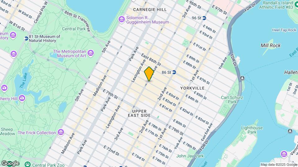 1469 Third Ave Mapa y Detalles de la Ubicación