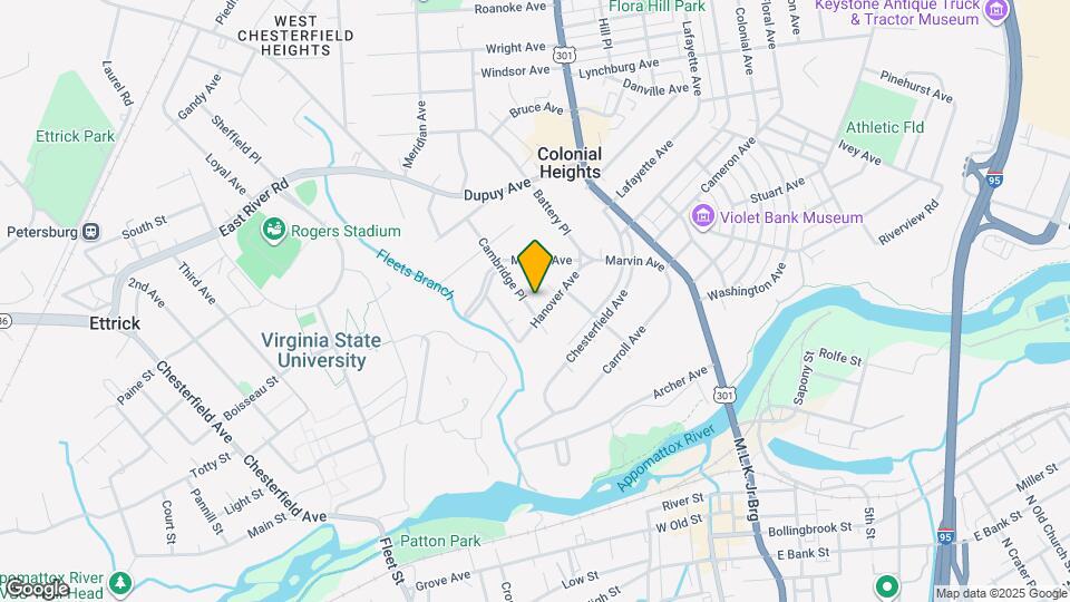 206 Cambridge Pl Map and Location Details