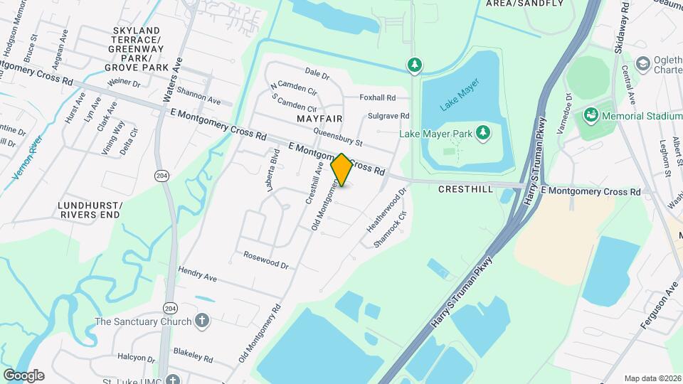 8419 Old Montgomery Rd Map and Location Details