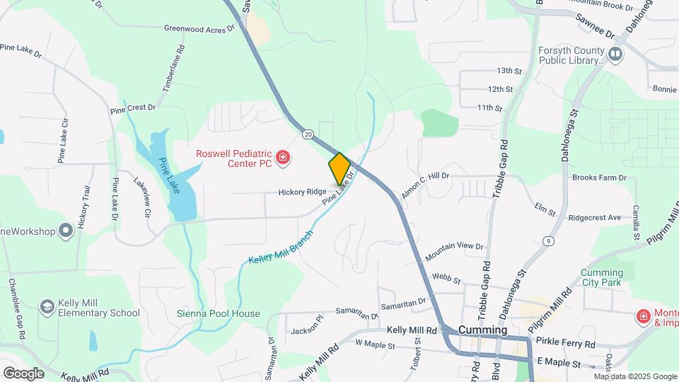 2-4 Hickory Ridge Map and Location Details