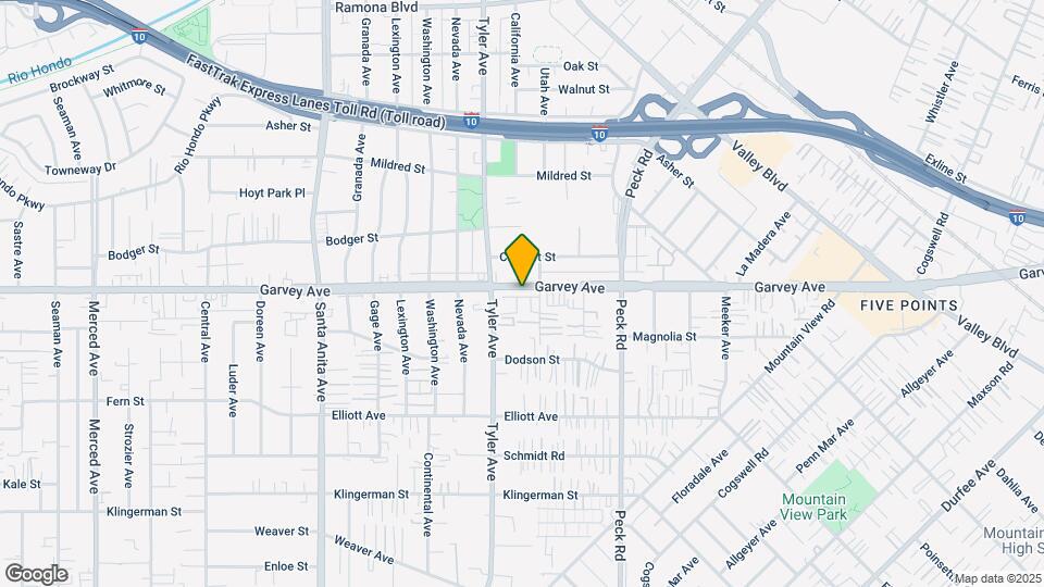 11050 Garvey Ave Map and Location Details