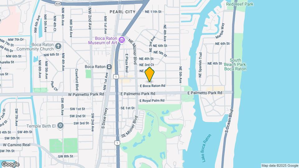 291 E Boca Raton Rd Map and Location Details