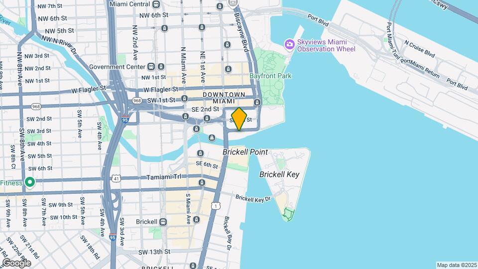 300 Biscayne Blvd Way Mapa y Detalles de la Ubicación