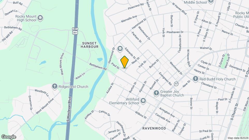 1200 Paul St Map and Location Details