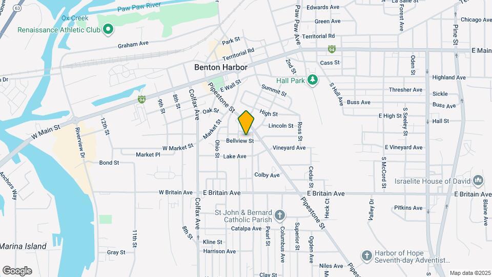 261 Bellview St Map and Location Details