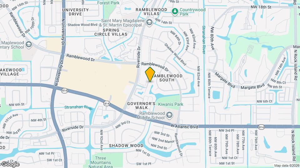 827 NW 87th Ave Map and Location Details