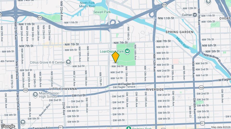 310 NW 16th Ave Map and Location Details