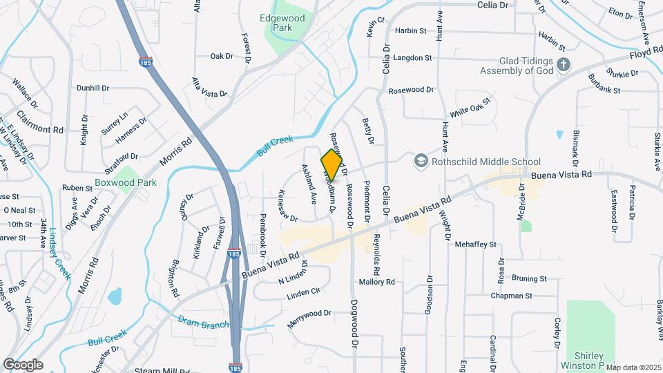 1008 Woodburn Dr Map and Location Details