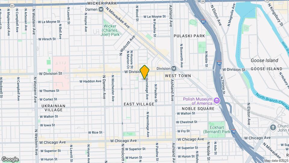 1750 W Haddon Ave, Unit 1 Mapa y Detalles de la Ubicación