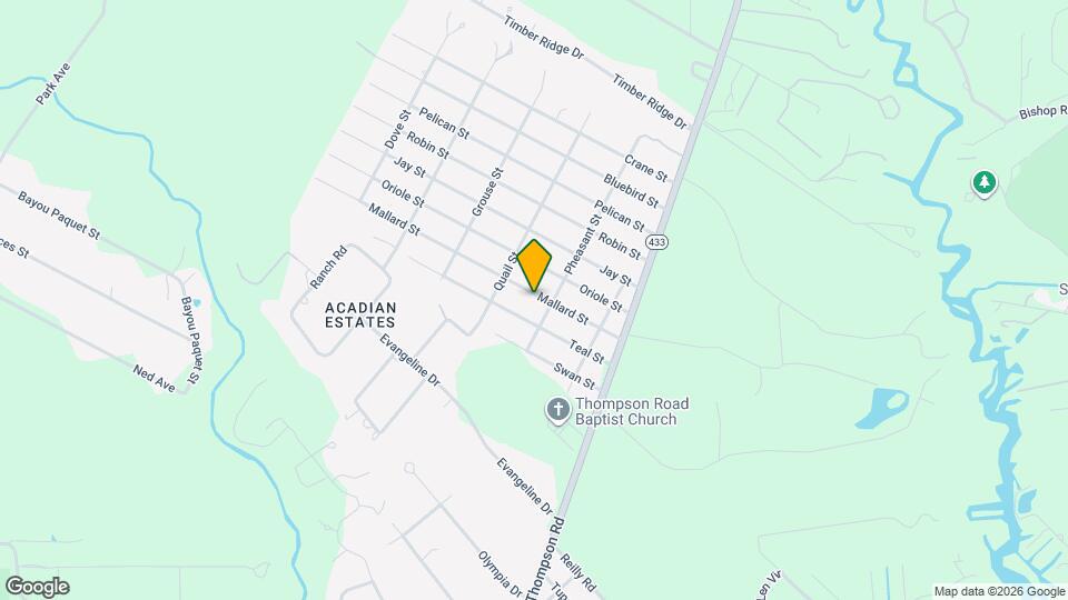 2107 Mallard St Map and Location Details