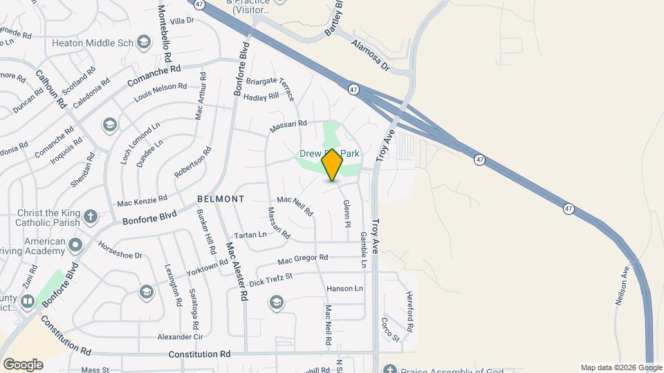 165 Glenn Pl Map and Location Details