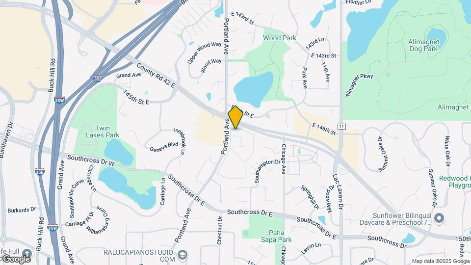The Woods of Burnsville Apartments Map and Location Details