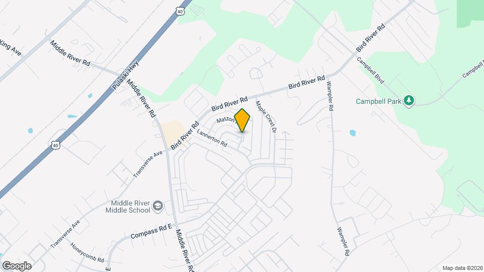 9799 Matzon Rd Map and Location Details