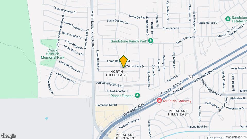 4705 Loma Grande Dr Map and Location Details