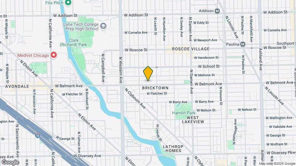 2230 W Belmont Ave, Unit 1R Map and Location Details