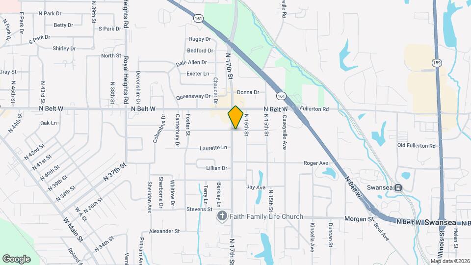 1912 N 17th St Map and Location Details