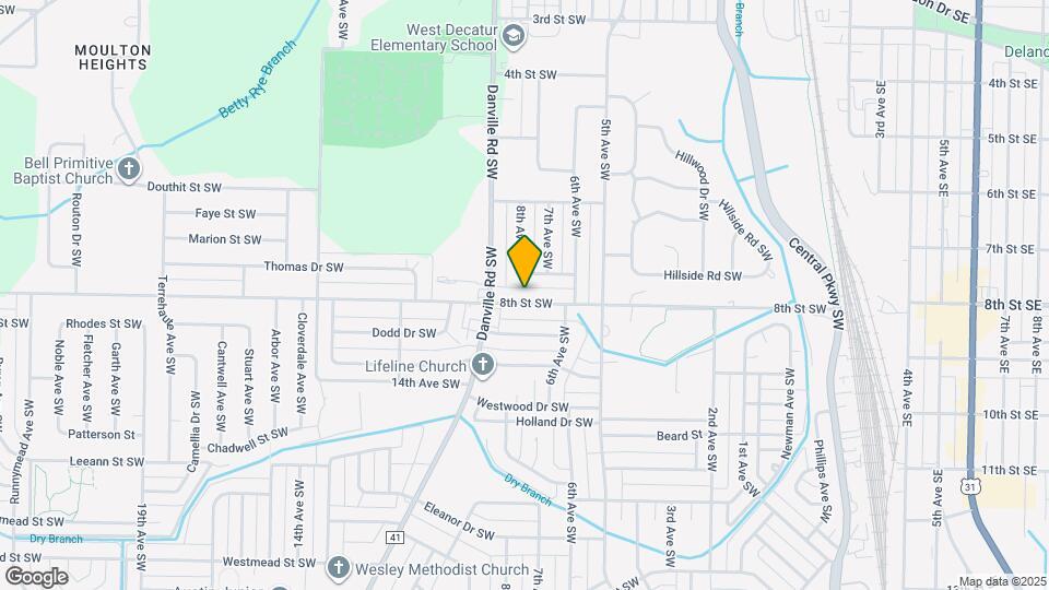 710 8th St SW Map and Location Details