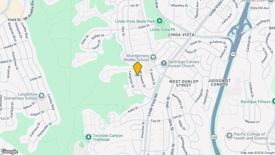 2345 Comstock St Map and Location Details