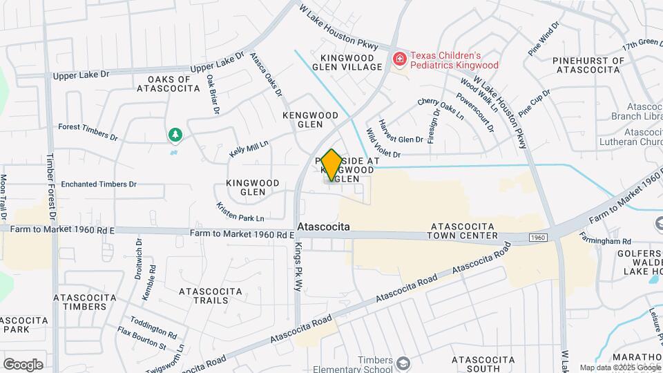 18923 Atasca Oaks Dr Map and Location Details