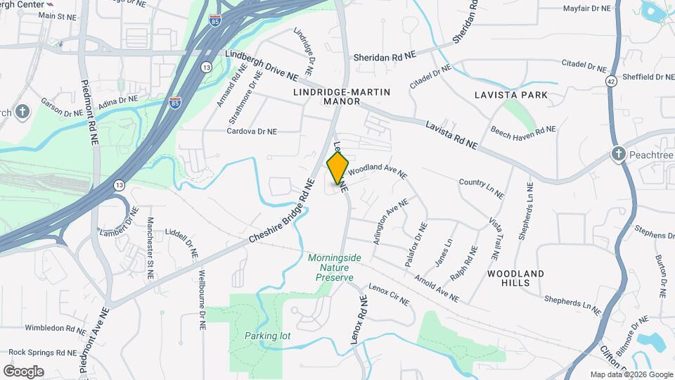 2160 Lenox Rd NE, Unit Lenox A Mapa y Detalles de la Ubicación