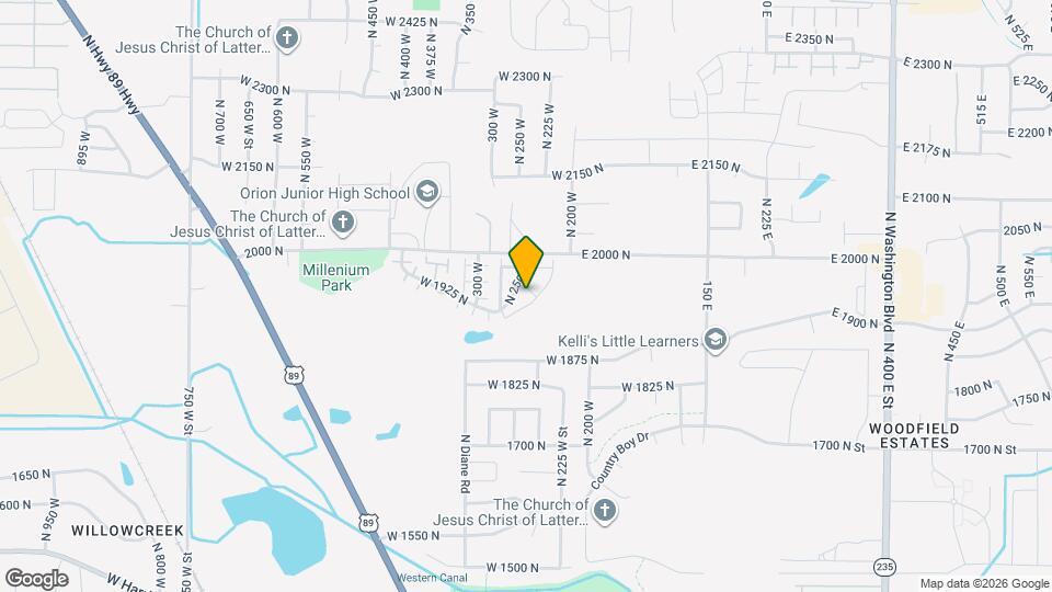 237 W 1950 N Map and Location Details