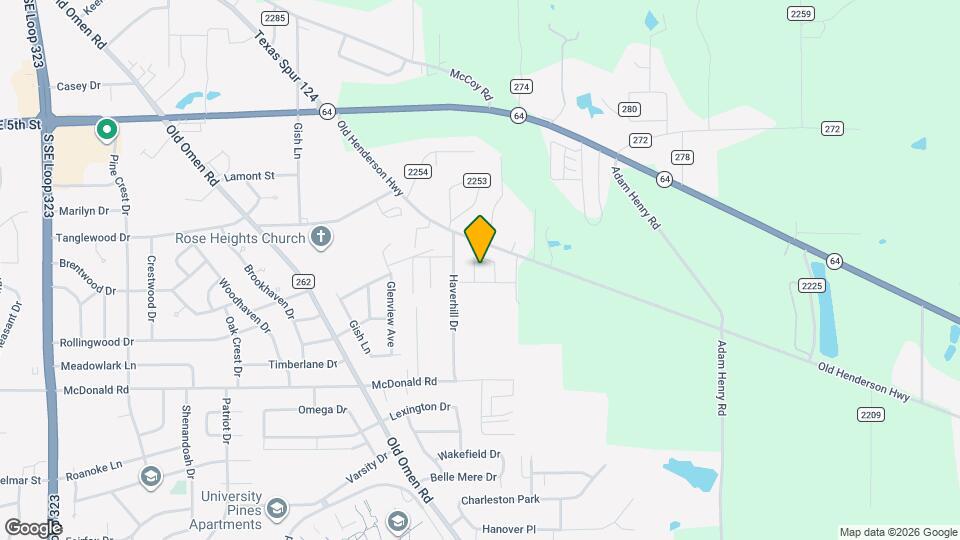 3915 Mobley Cir Map and Location Details