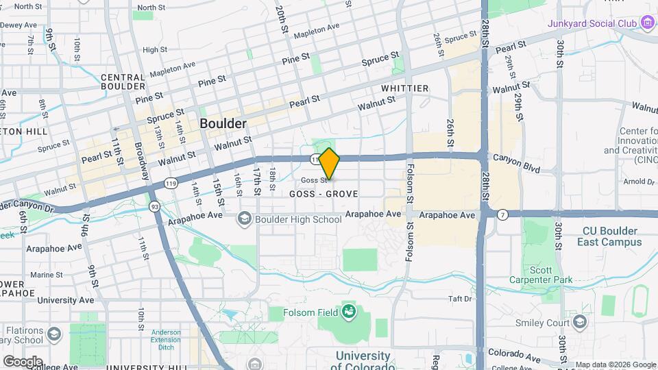 2024 Goss St Map and Location Details