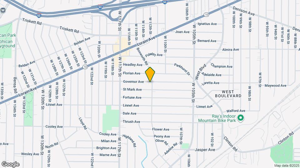 3452 Bosworth Rd Map and Location Details