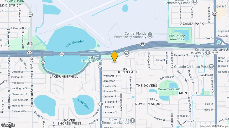 525 S Conway Rd Map and Location Details
