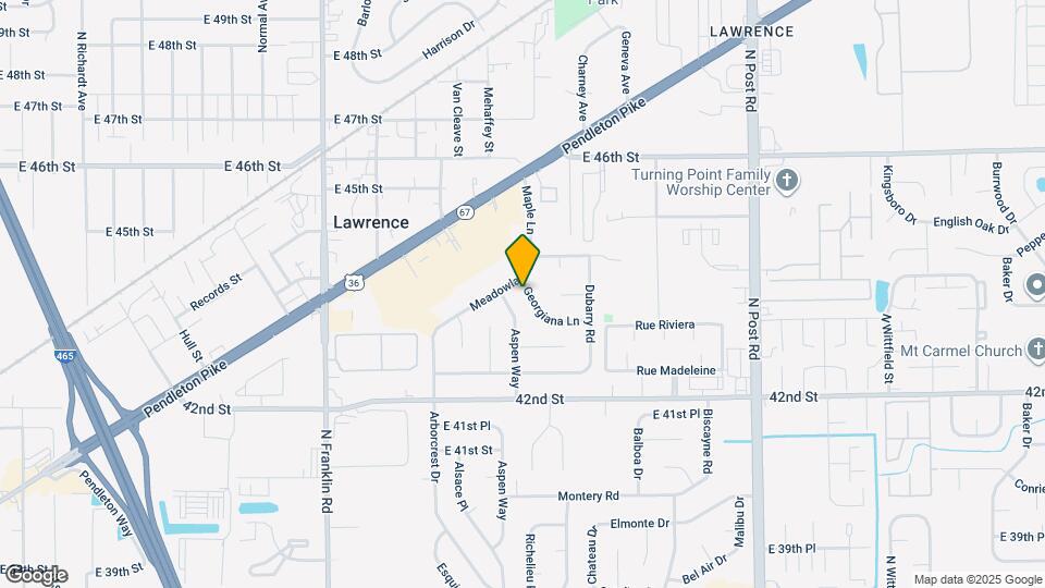 8425 Georgiana Ln Map and Location Details