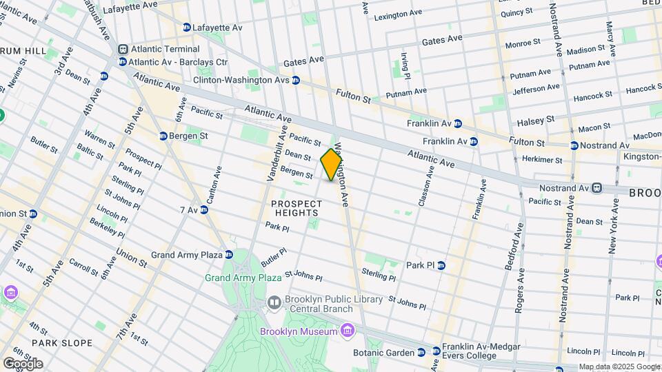 724 Bergen St Map and Location Details