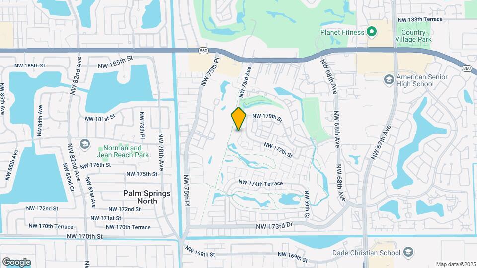 17660 NW 73rd Ave, Unit 102 Map and Location Details