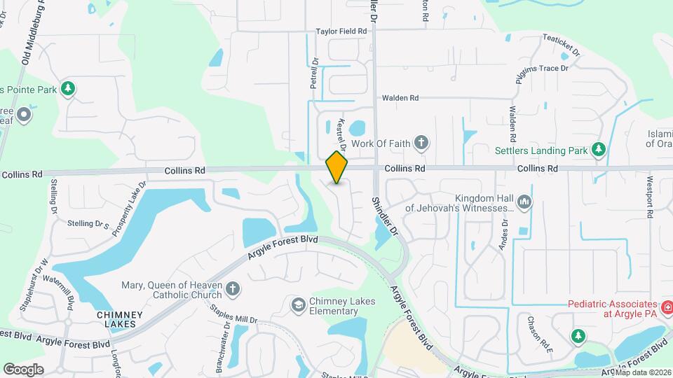 8073 Leafcrest Dr Map and Location Details