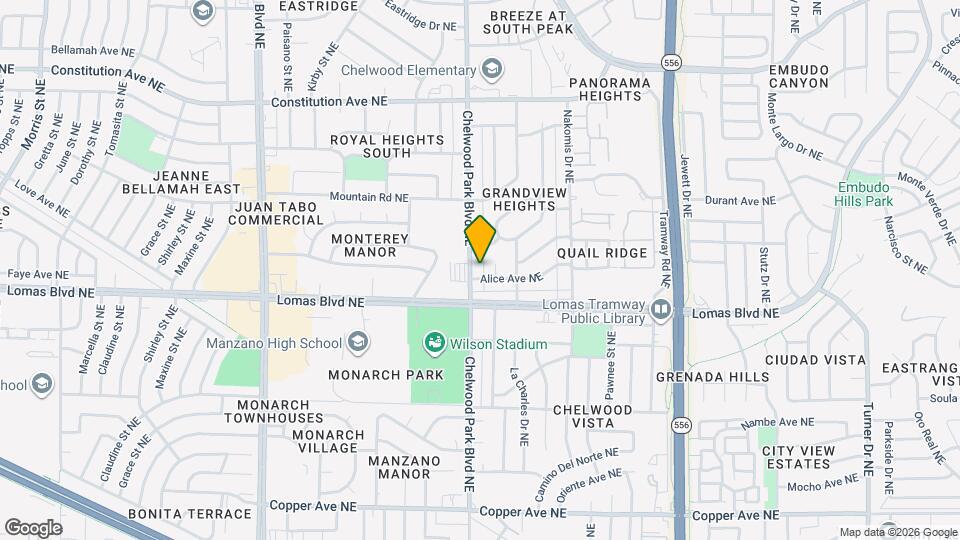 928 Chelwood Park Blvd NE, Unit D Map and Location Details