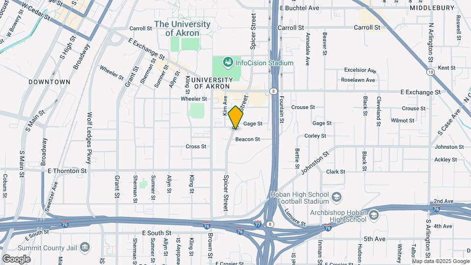 469 Spicer Street Map and Location Details