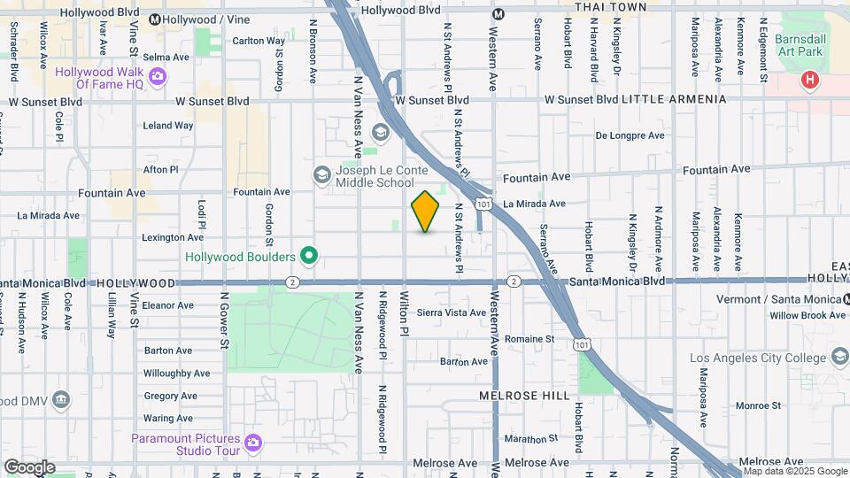 5646 Lexington Ave Map and Location Details