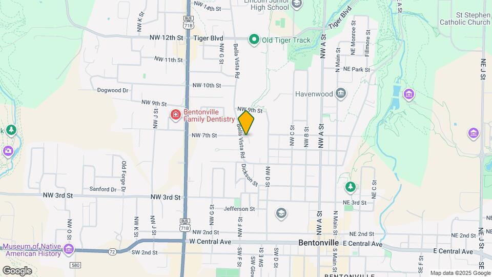 632 Bella Vista Rd Map and Location Details